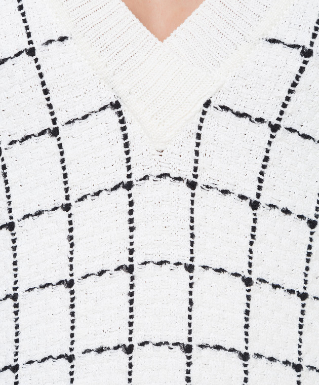 Balmain Білий пуловер 136670 зображення 5