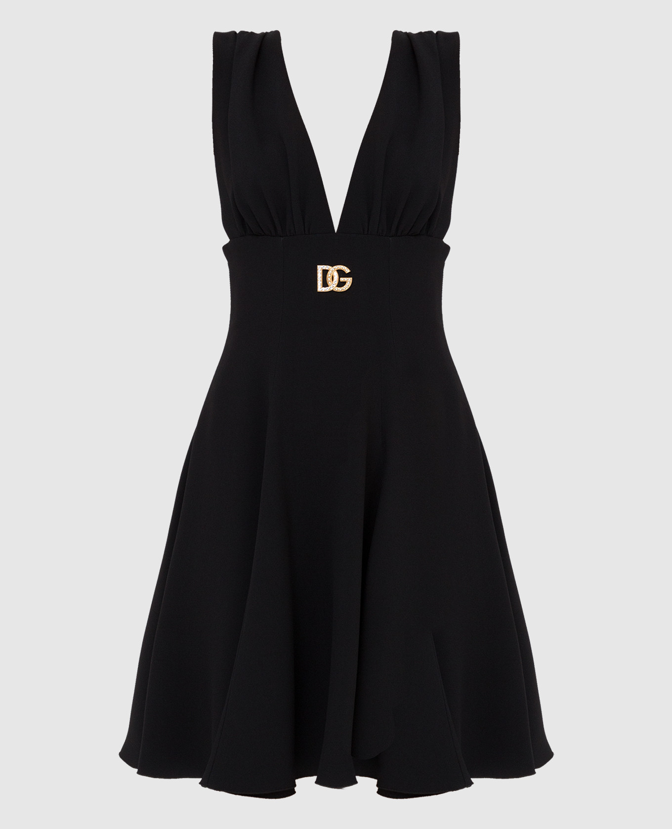 

Платье с эмблемой DG Dolce&Gabbana, Черный, Платья Мини