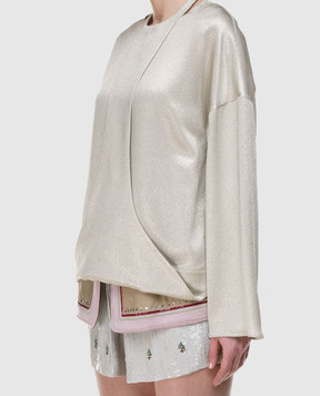 Valentino Срібляста блуза PB0AE2R53VF