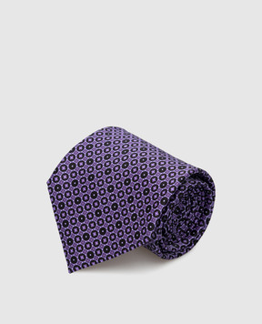 Stefano Ricci Шелковый галстук в узор CX29011