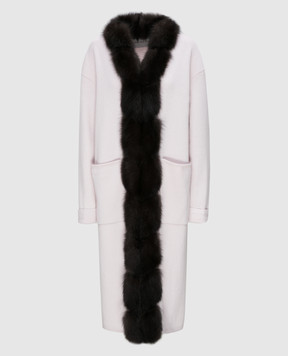Real Furs House Світло-бежеве пальто CSR01