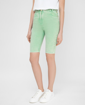Balmain Зелені шорти VF15425D090