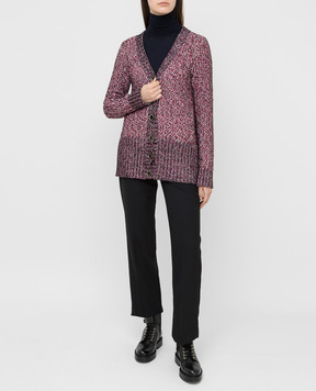 Lanvin Бордовый кардиган RWJA3701MM02