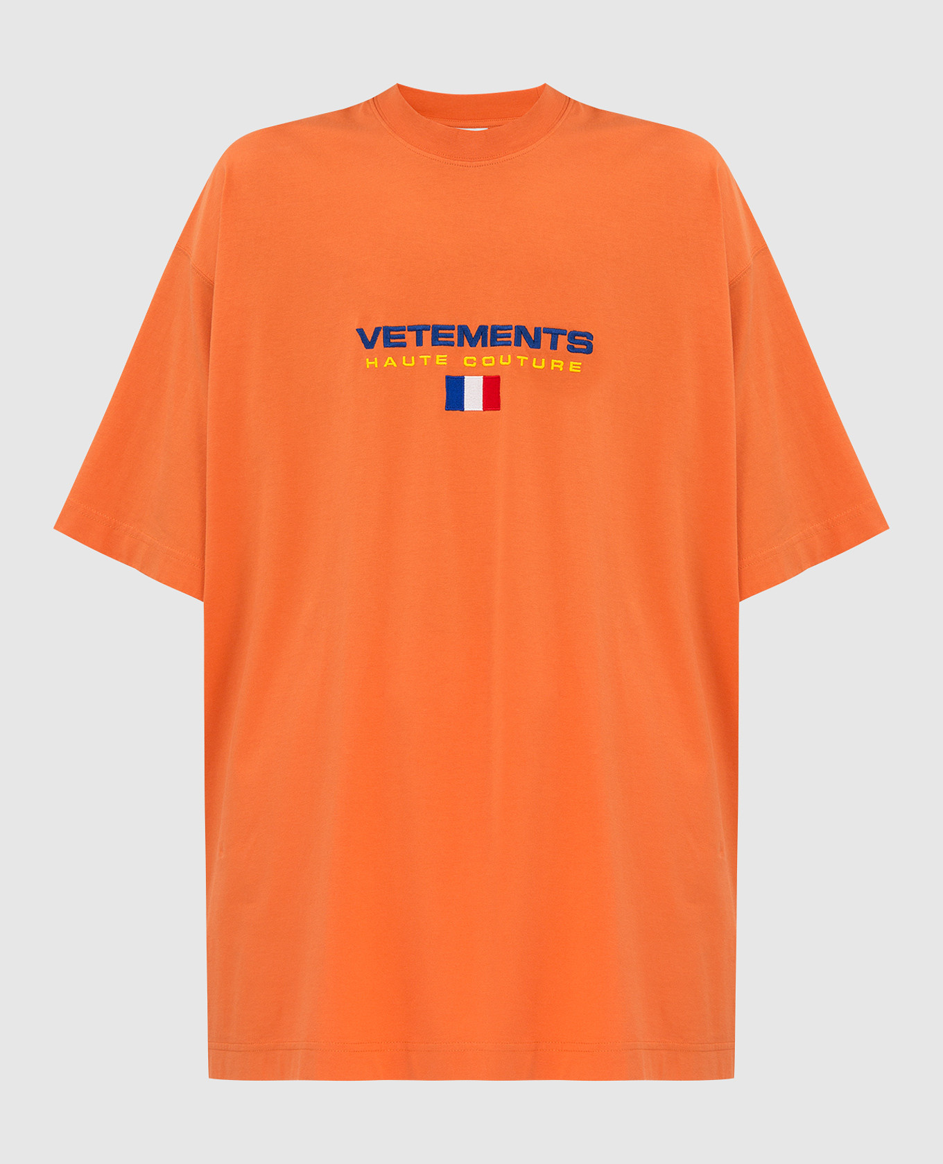 Vetements Оранжевая футболка с логотипом UE52TR240X