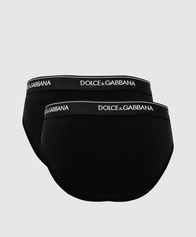 Dolce&Gabbana Набор черных трусов M9C03JFUGIW изображение 2