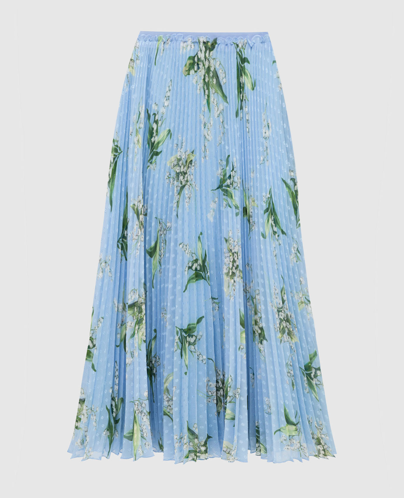 

Юбка-плиссе с принтом Lily Red Valentino, Голубой, Юбки Миди