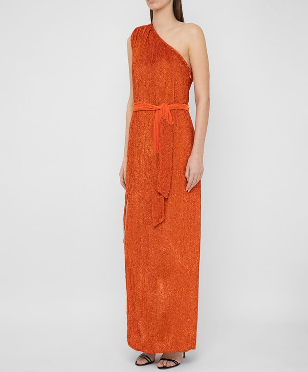Retrofete Оранжевое платье HL202459 изображение 2