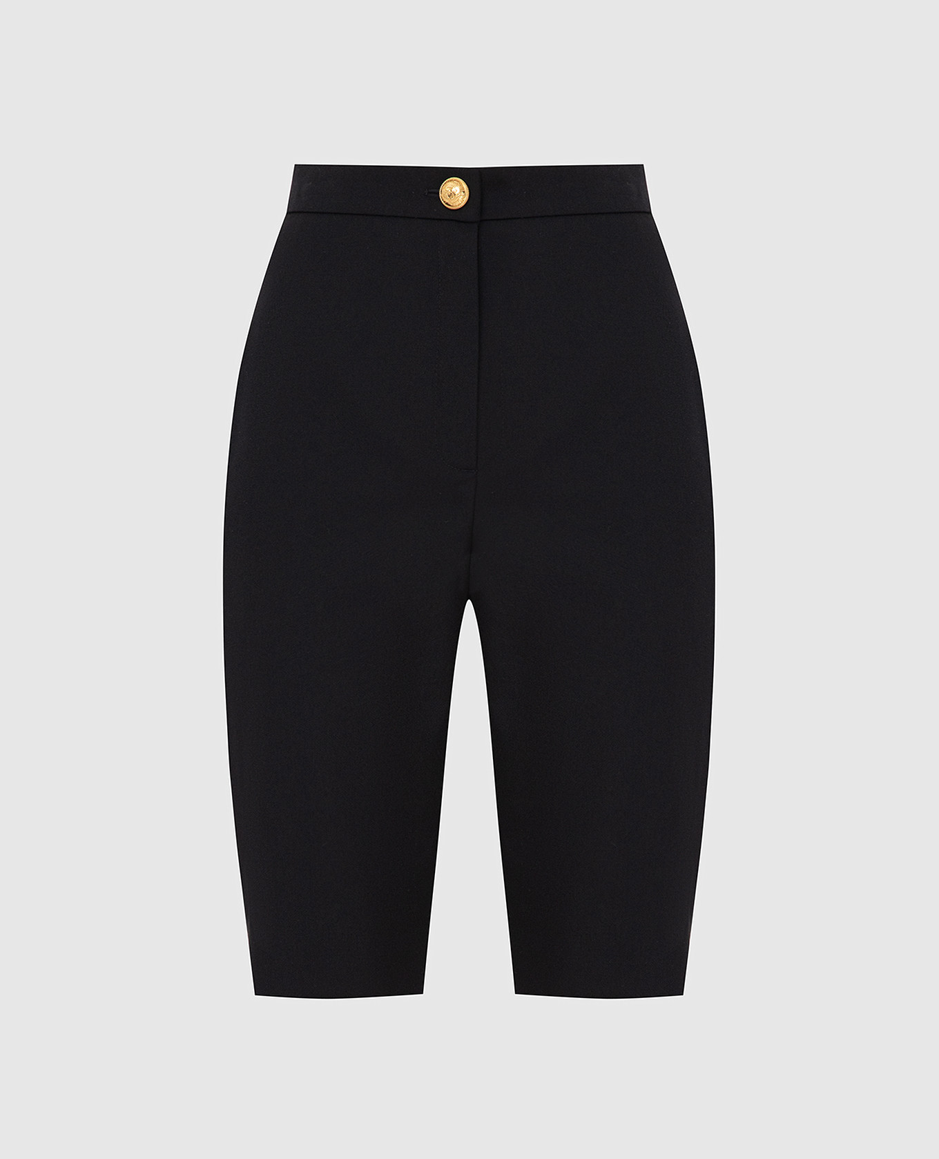 

Черные шорты из шерсти Balmain, Черный, Шорты