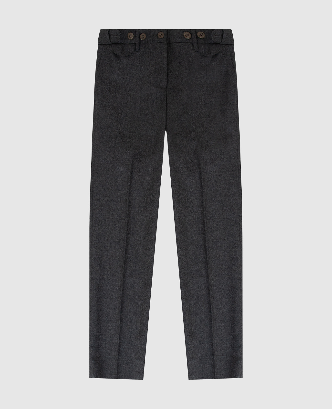 Children's dark gray wool trousers
