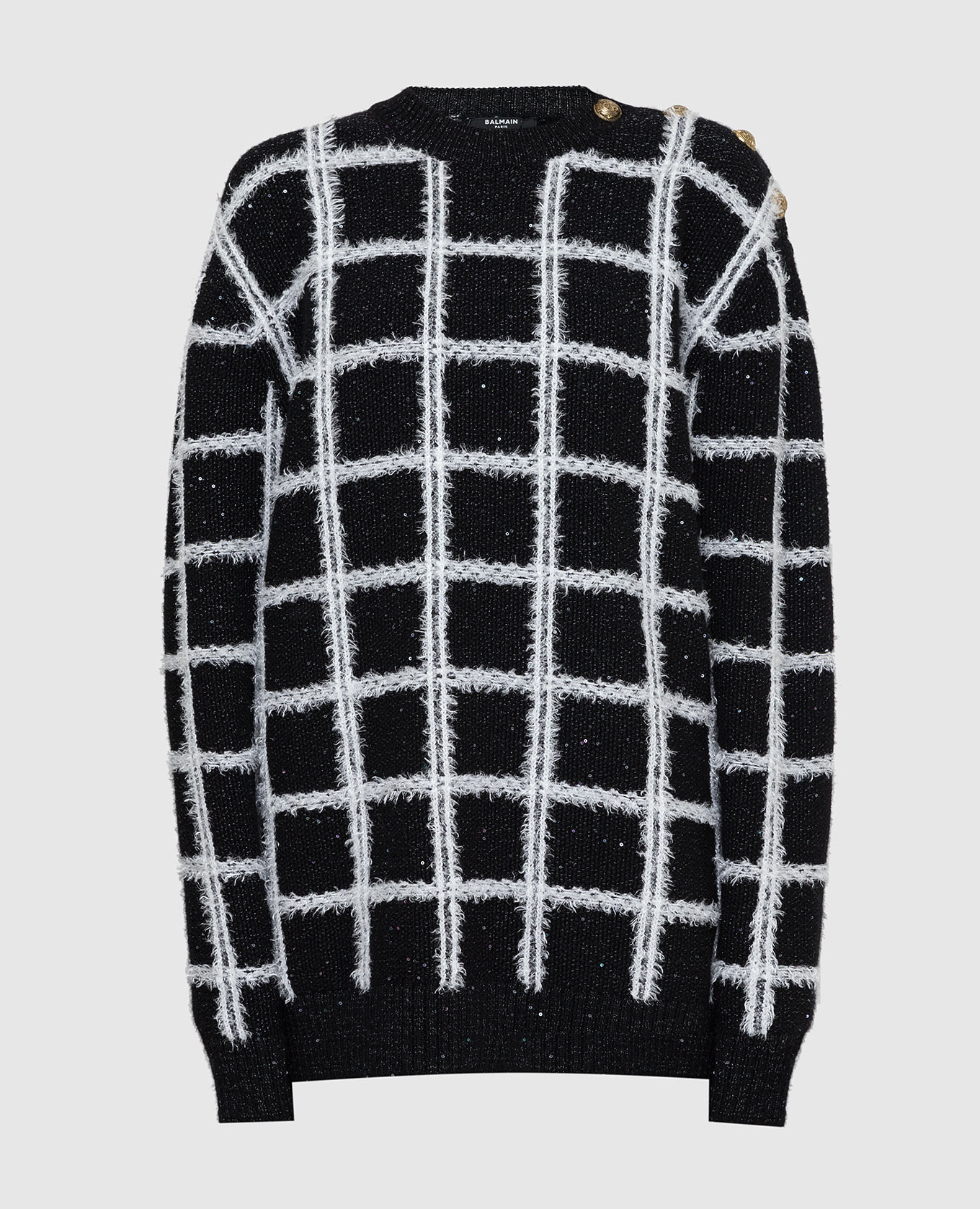 

Черный свитер Balmain, Свитера