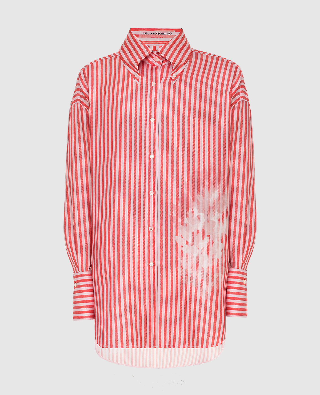 

Красная блуза из шелка Ermanno Scervino, Красный, Рубашки и блузы