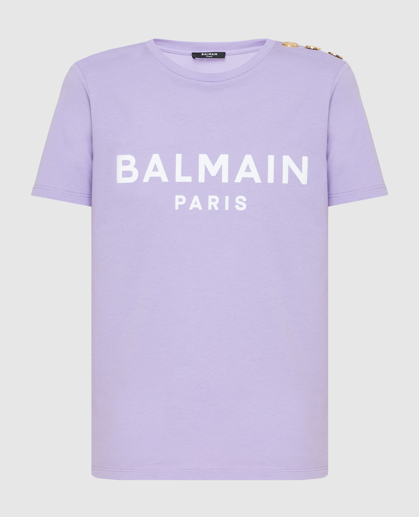 

Сиреневая футболка Balmain, Сиреневый, Футболки
