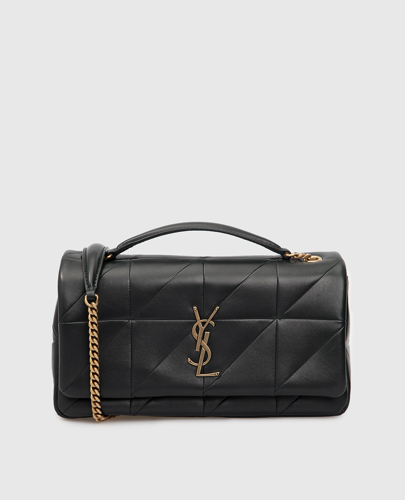 

Кожаная сумка-мессенджер Jamie Saint Laurent, Темно-зеленый, Сумки