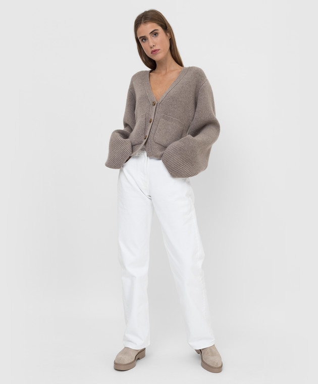 Khaite Кардиган Scarlet из кашемира 8267600 изображение 2