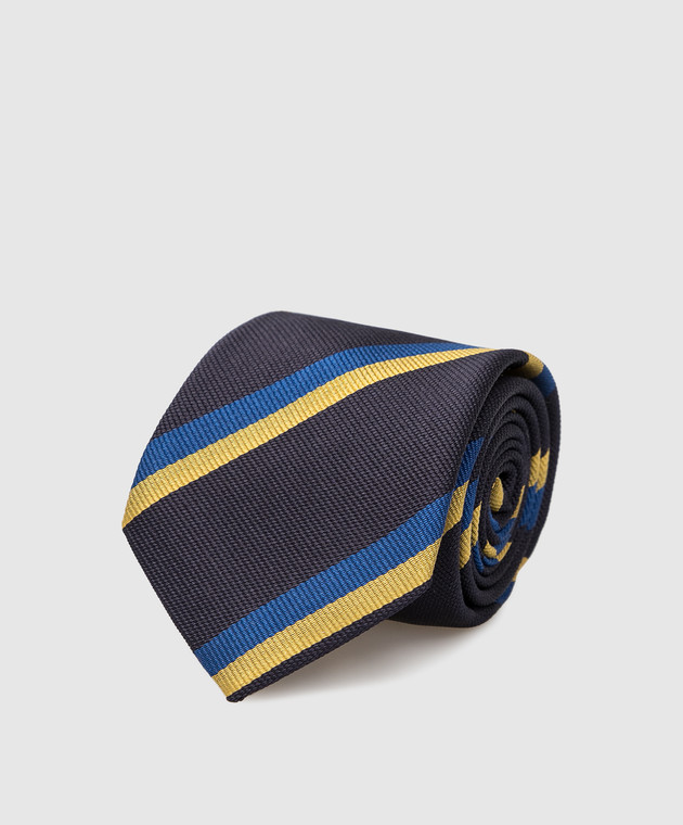 Stefano Ricci Детский шелковый галстук в полоску YCH30103