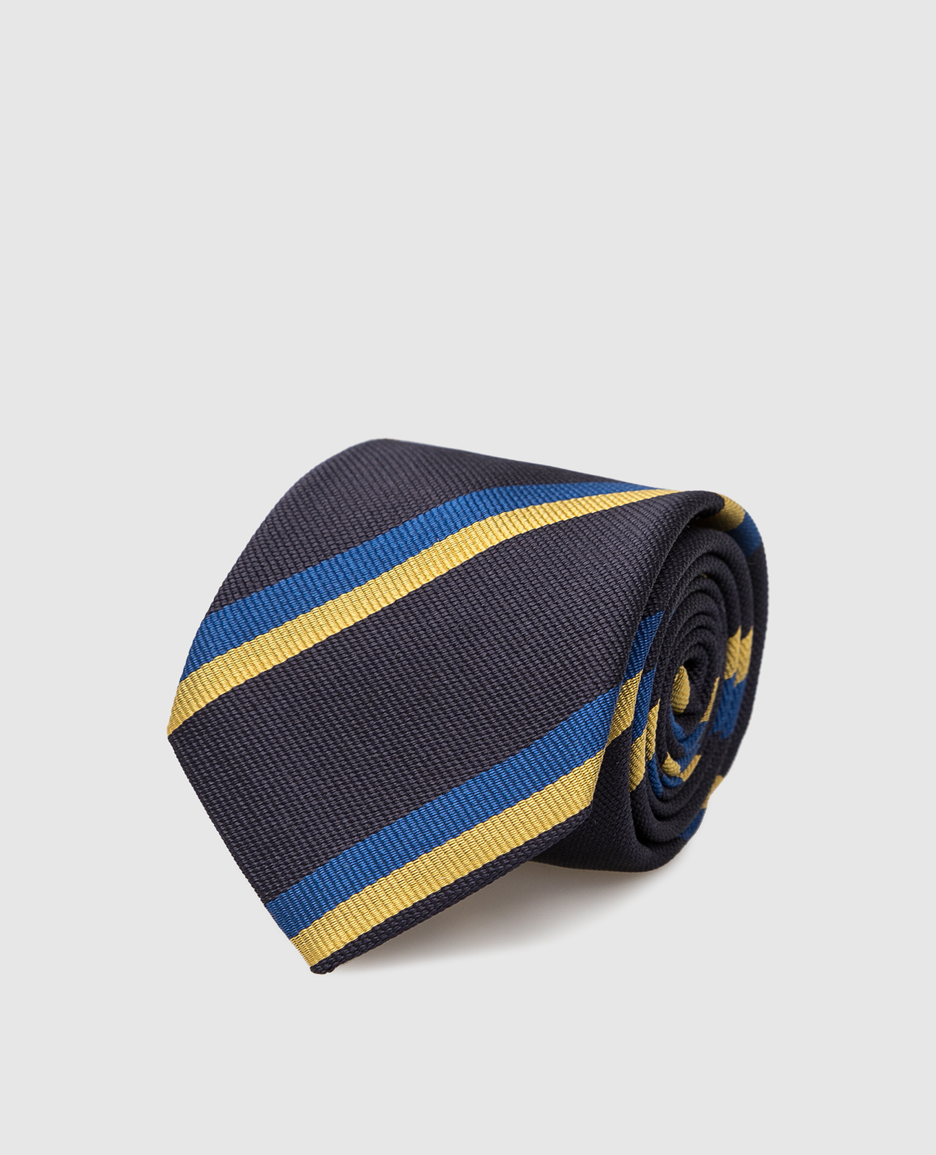 Children's striped silk tie