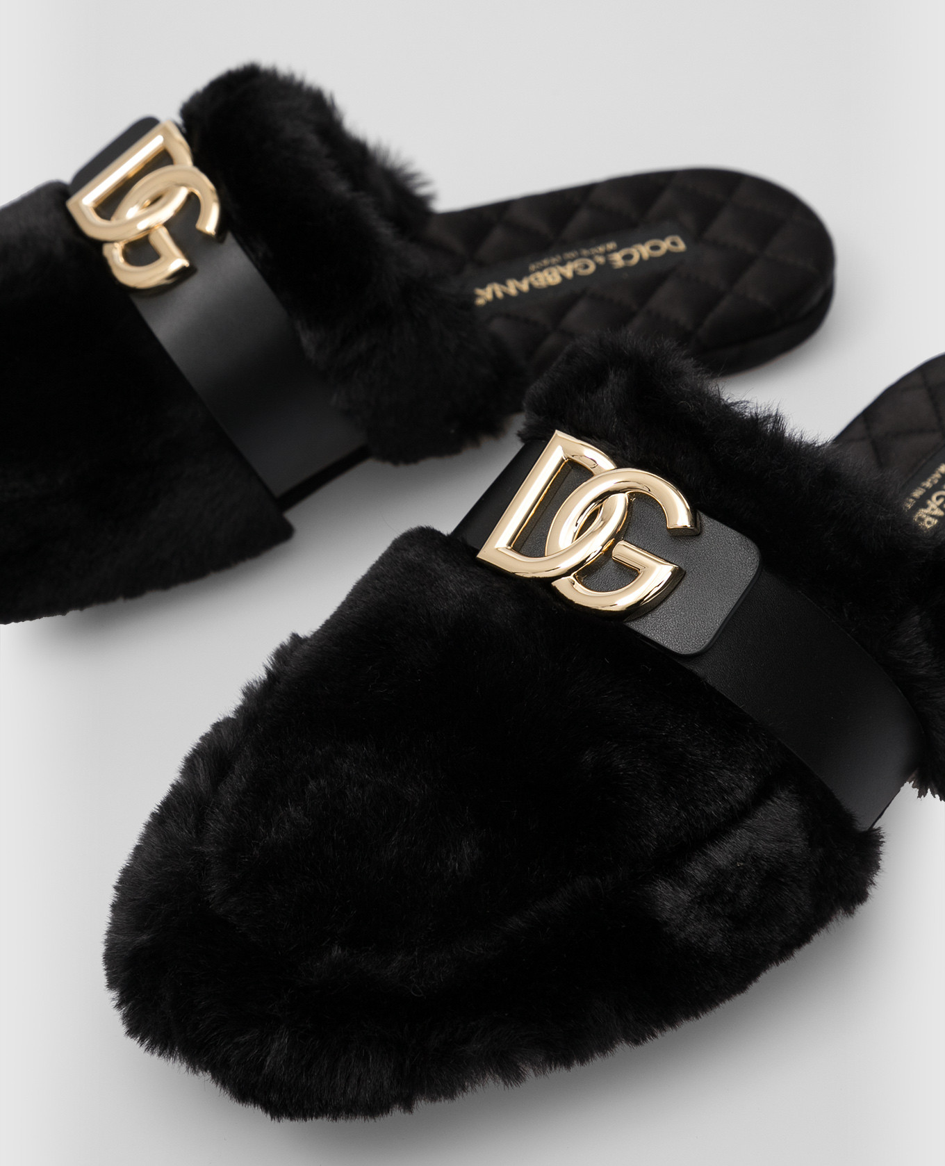 Dolce&Gabbana Тапочки с эмблемой DG A80252AQ439 изображение 5