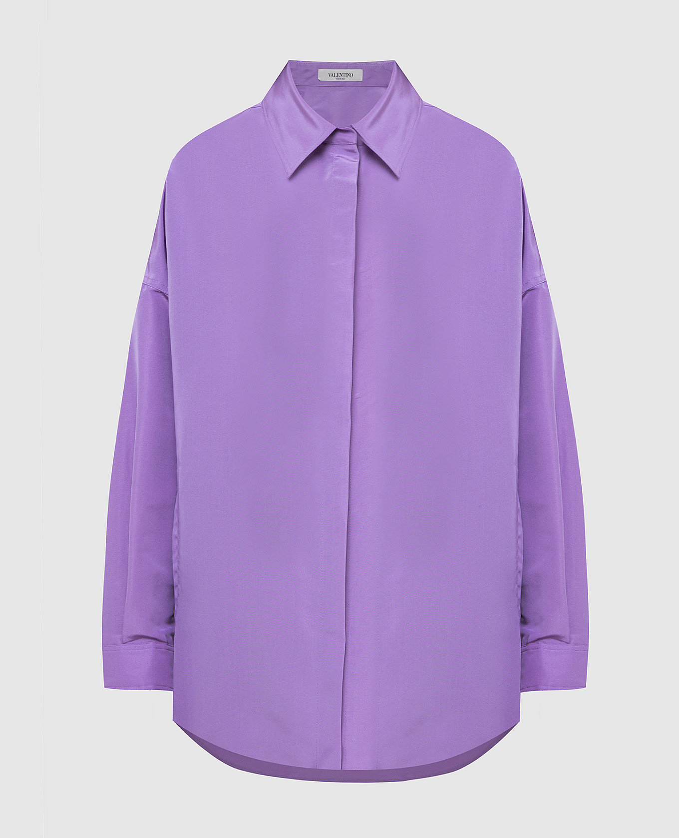

Шелковая куртка oversize Valentino, Сиреневый, Куртки