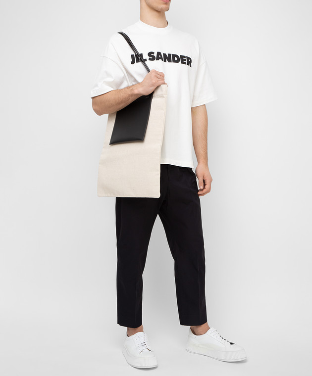 Jil Sander Біла футболка JSMS707045MS248708 зображення 2