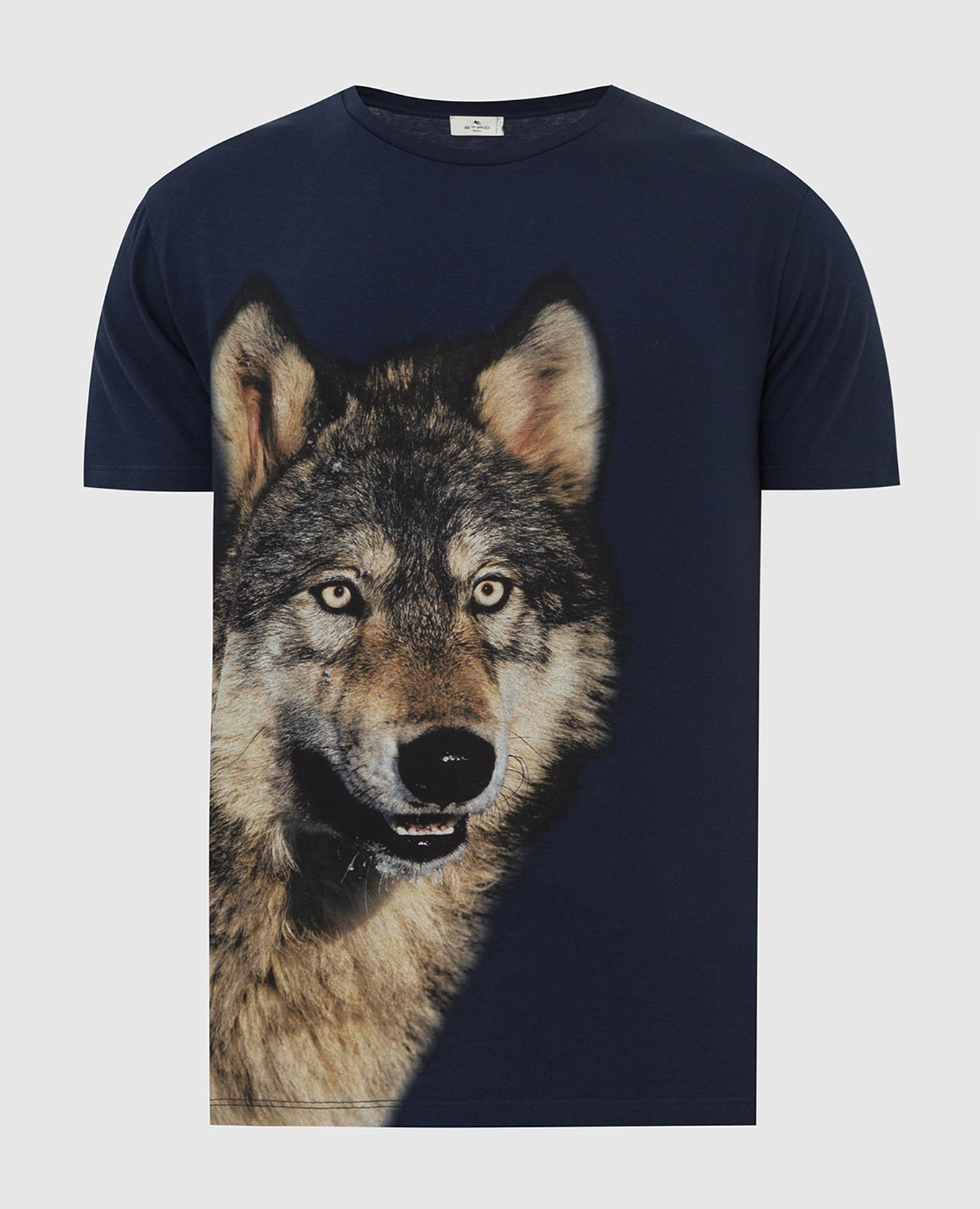 

Футболка с принтом Wolf, Синий, Футболки
