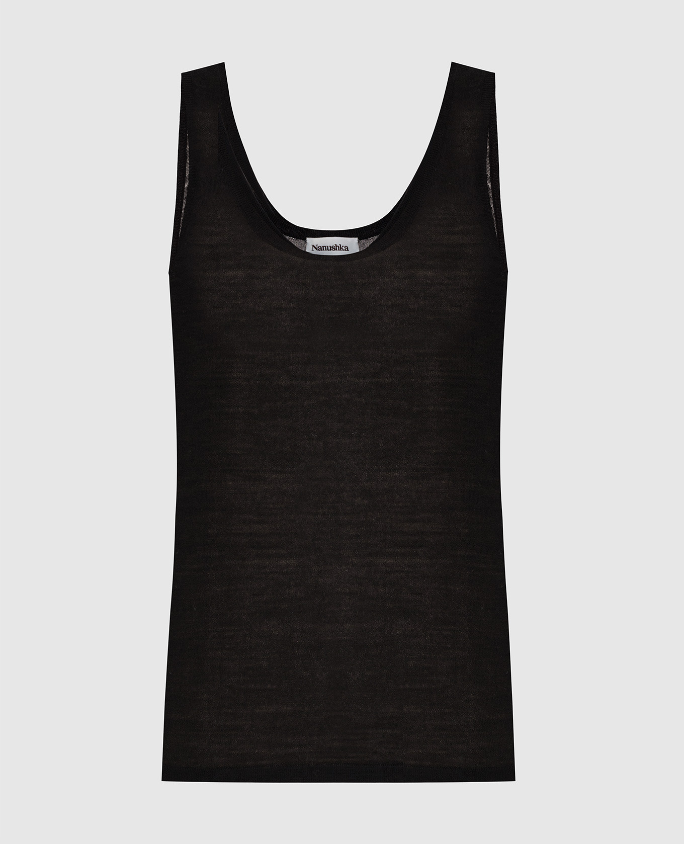 

Топ из шерсти мериноса, Черный, Топы