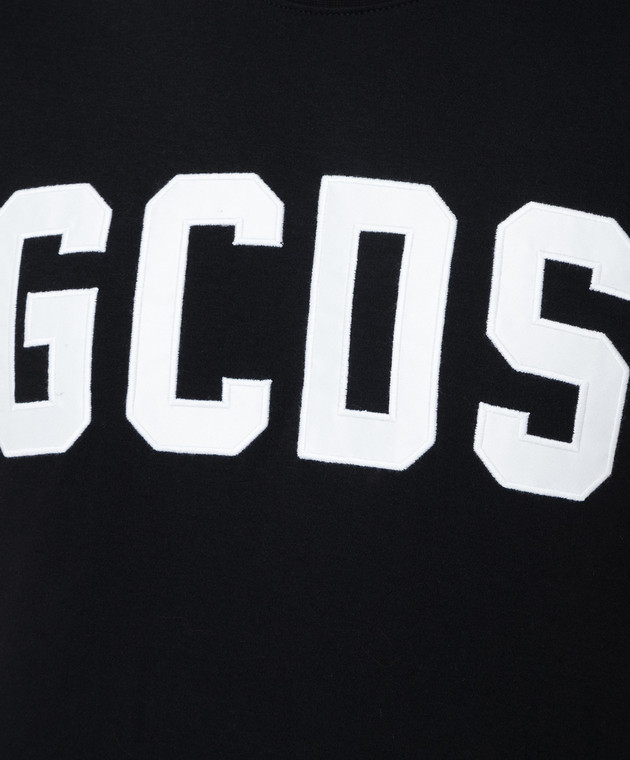 GCDS Черная футболка CC94M021004 изображение 5