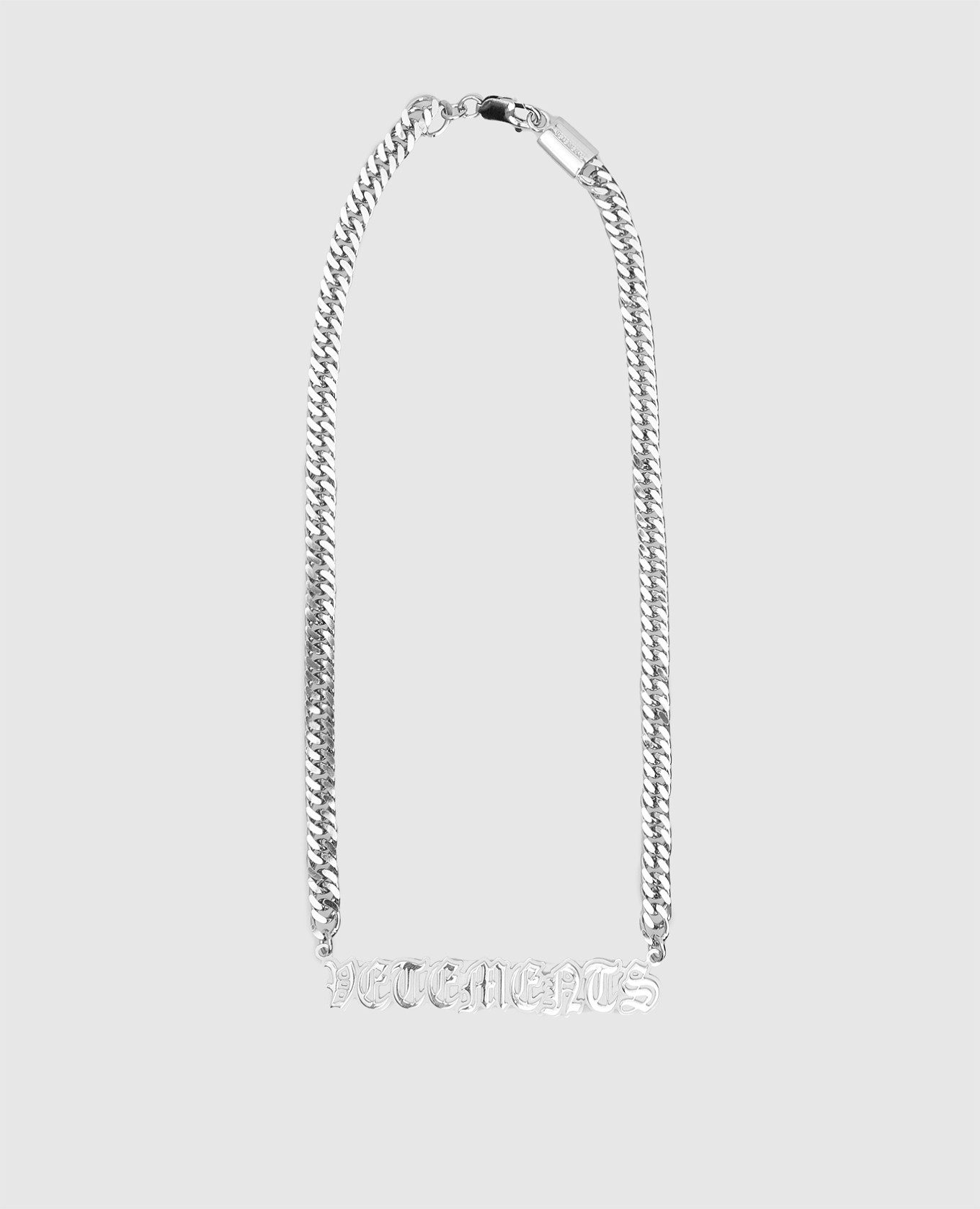 

Серебристая цепь Vetements, Серебристый, Ожерелья и подвески