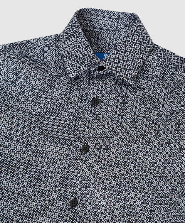 Stefano Ricci Children's silk shirt in a pattern YC00419635025 image 3