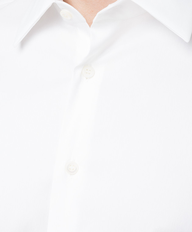 Prada Белая рубашка на пуговицах UCM608F62 изображение 5