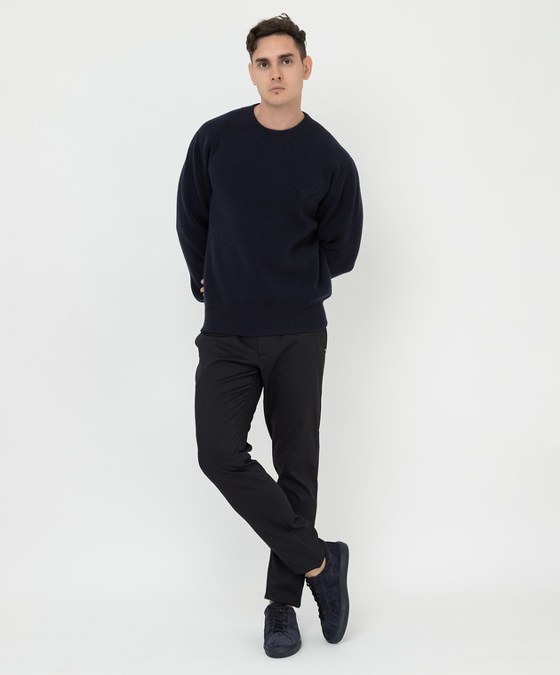Prada Navy blue wool and cashmere sweater UMB2171Y7J image 2