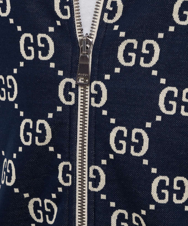 Gucci Спортивная кофта с узором логотипа 496919X9V05 изображение 5