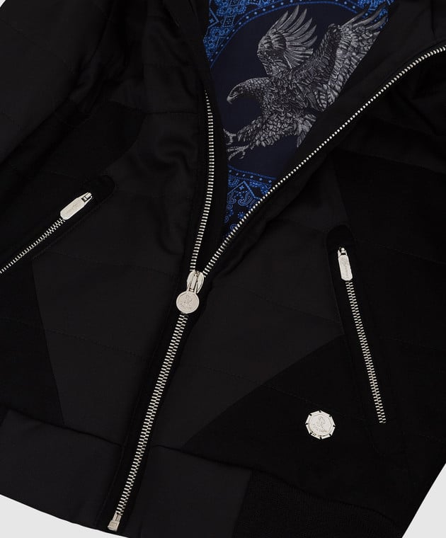 Stefano Ricci Детская куртка из шелка и кашемира YAJ7400120ST0003 изображение 3