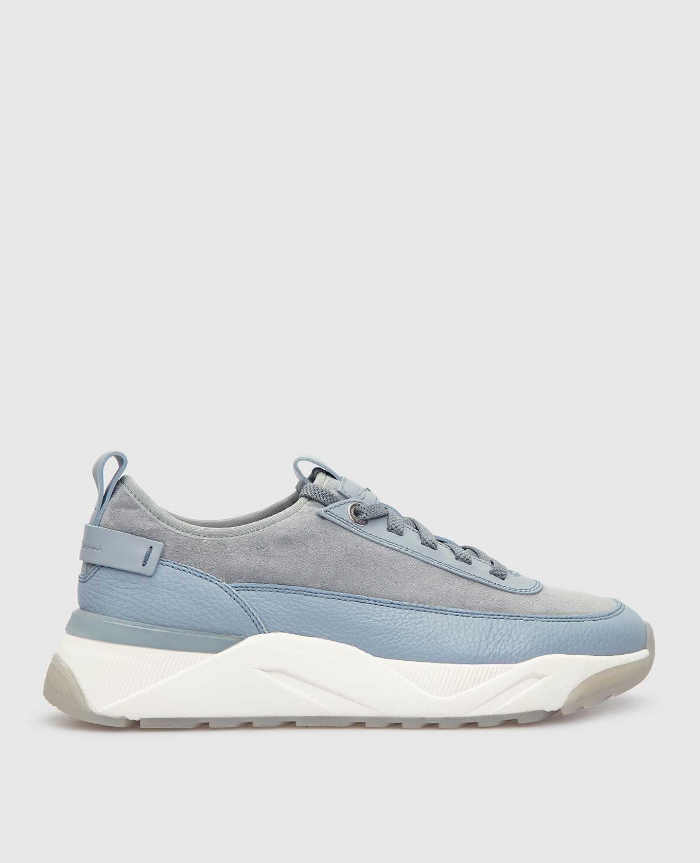 

Голубые кроссовки Santoni, Голубой, Кроссовки