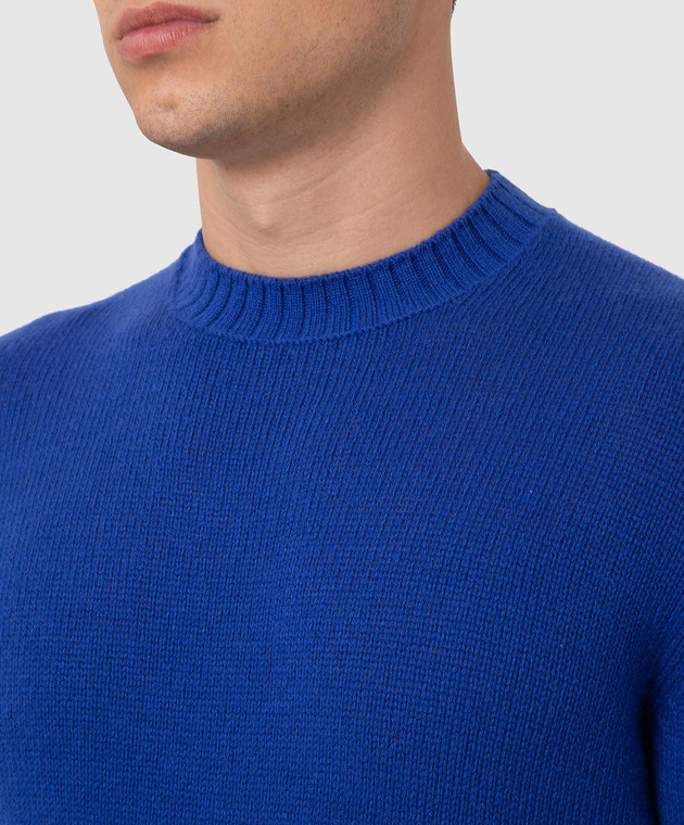Loro Piana Синій светр з кашеміру FAL7220 зображення 5