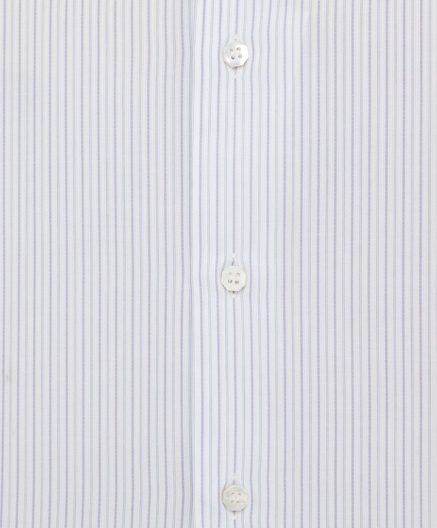 Stefano Ricci Жаккардовая сорочка в смужку SFRROMA03002A1155001 зображення 5