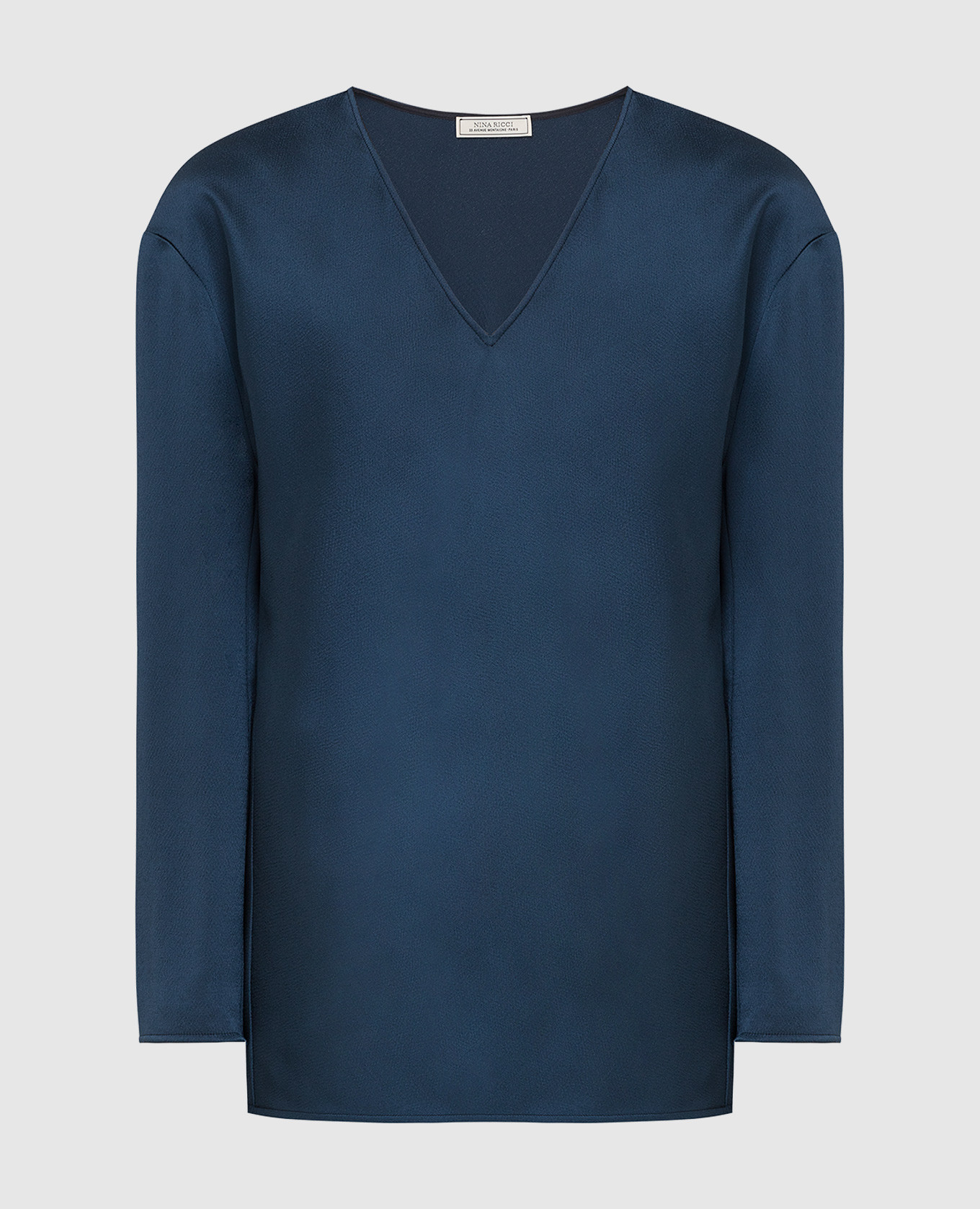 

Темно-синяя блуза, Синий, Блузы