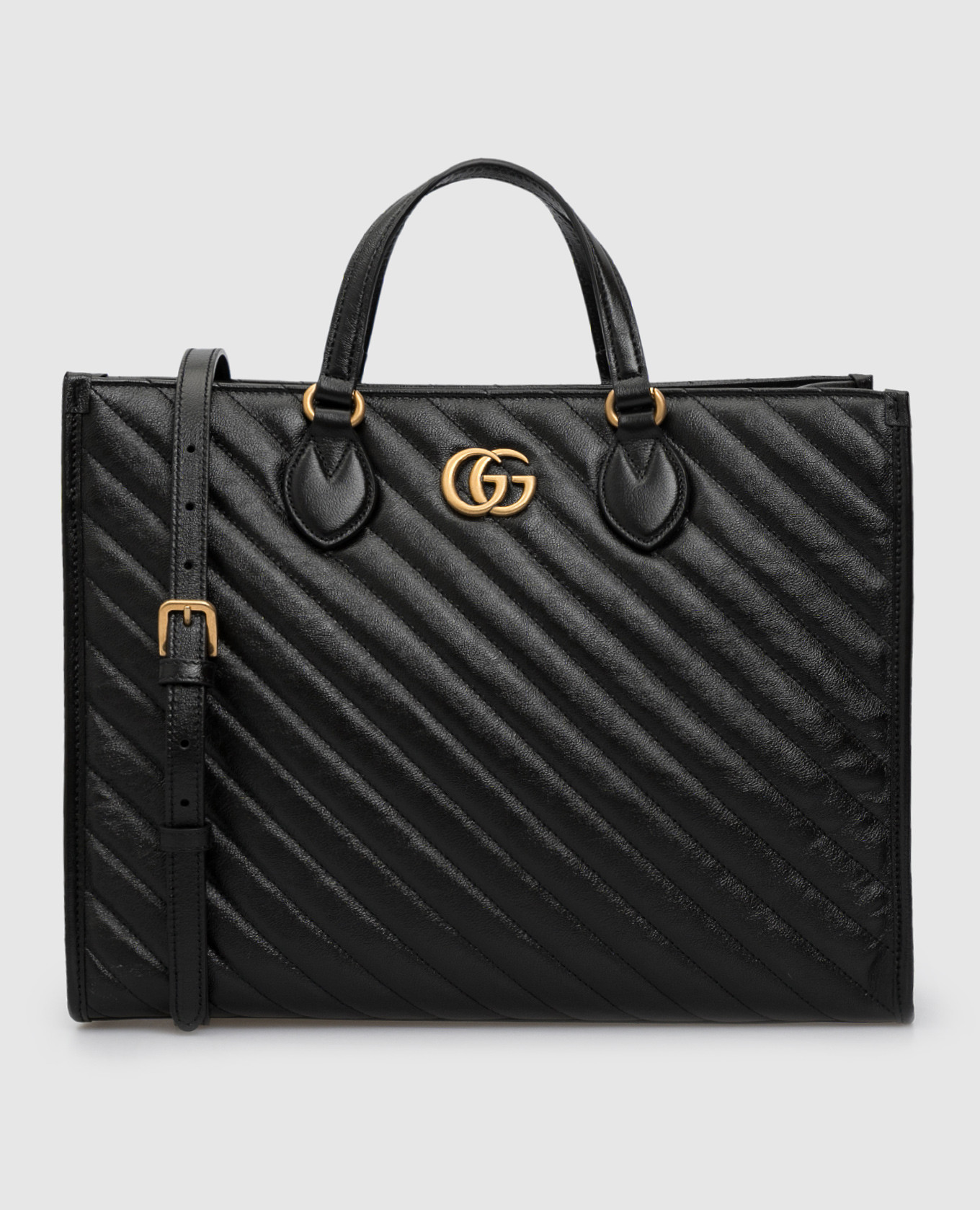 

Кожаная сумка "Marmont" Gucci, Черный, Сумки