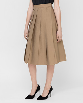 Brunello Cucinelli Бежевая юбка M0F79G2935
