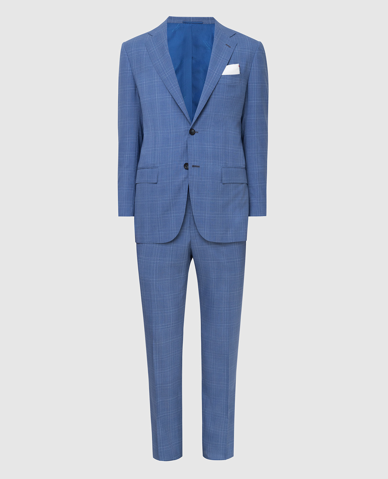 

Синий костюм из шерсти, Костюмы