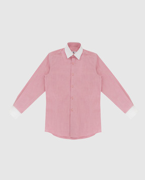 Stefano Ricci Детская розовая рубашка YC002316M1450