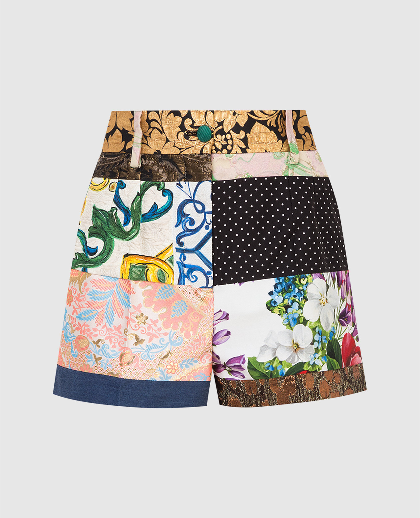 

Шорты в технике пэчворк Dolce&Gabbana, Разноцветный, Шорты
