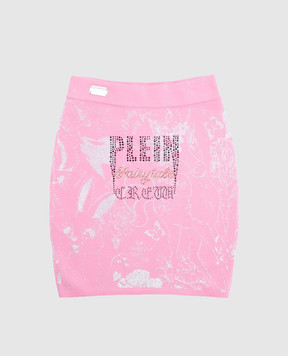 Philipp Plein Детская розовая юбка GKV0004410