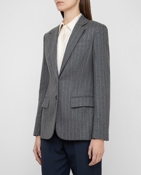 Loro Piana Серый жакет из кашемира FAL3036