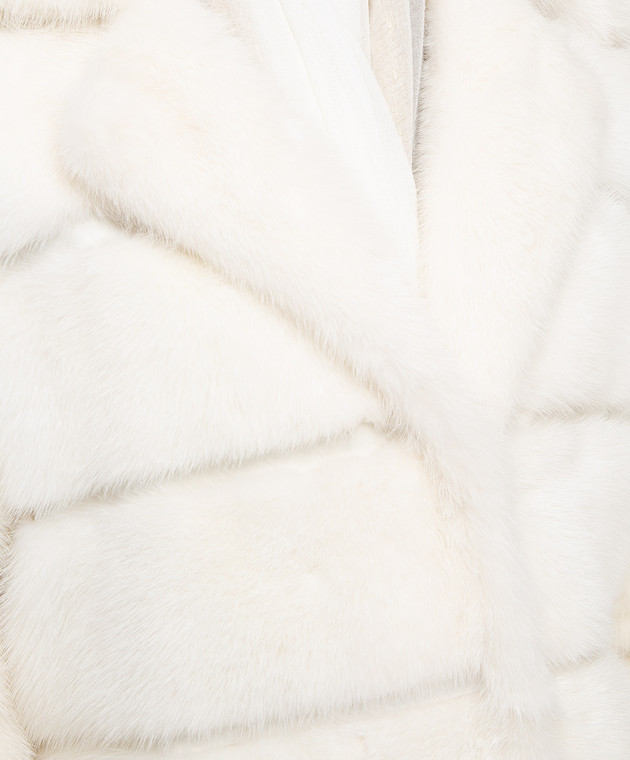 Annabella White mink coat 4MAGJ500 image 5