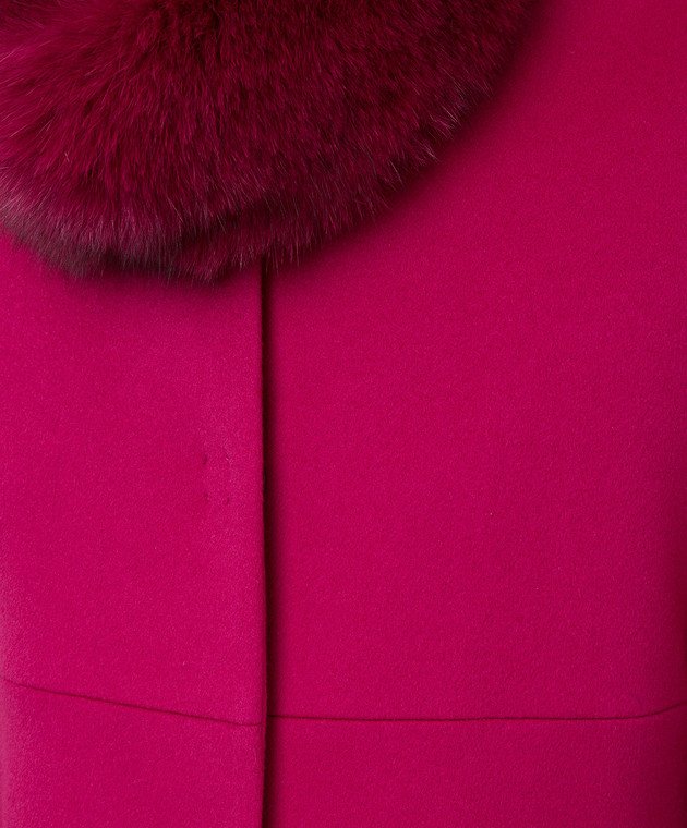 Heresis Рожеве пальто з вовни J50100SLIMG300 зображення 5