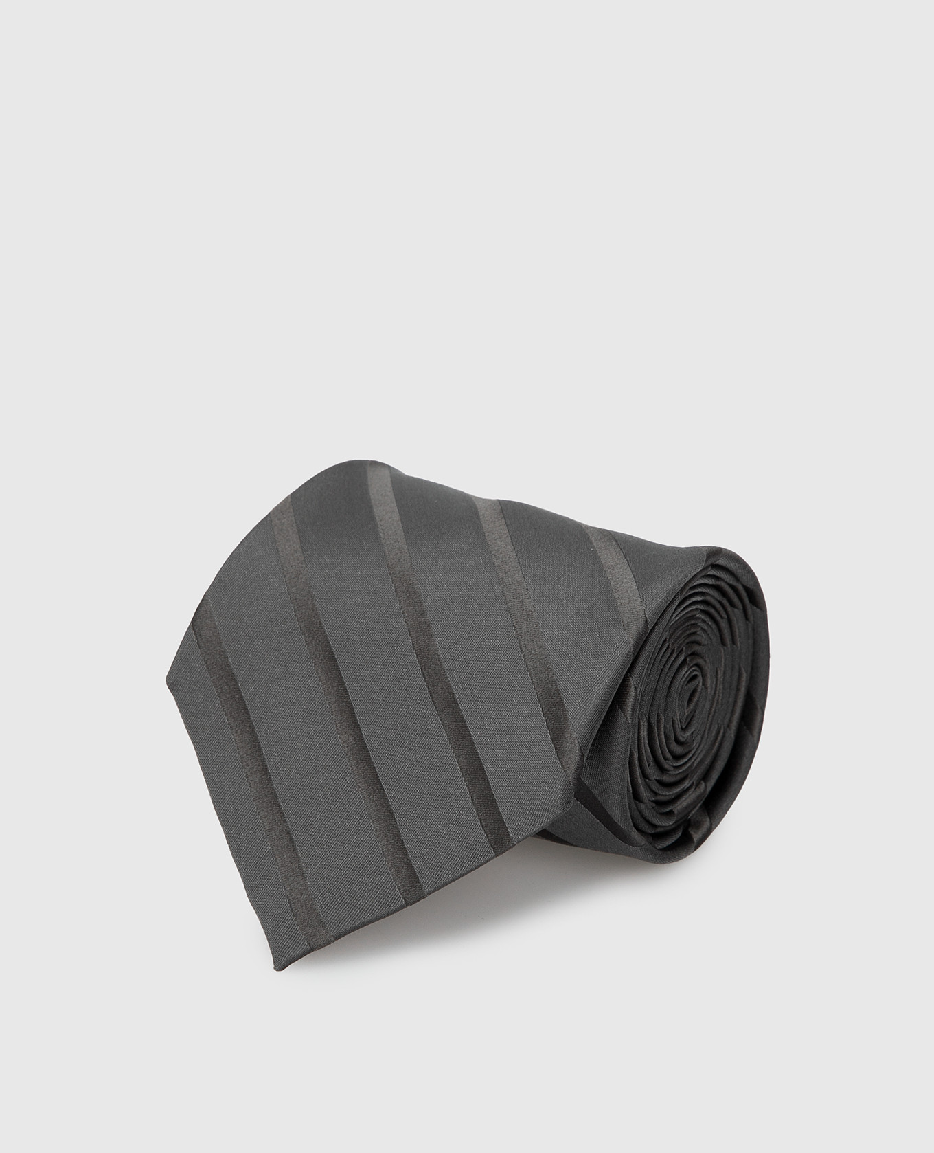 

Галстук из шелка в полоску Stefano Ricci, Серый, Галстуки