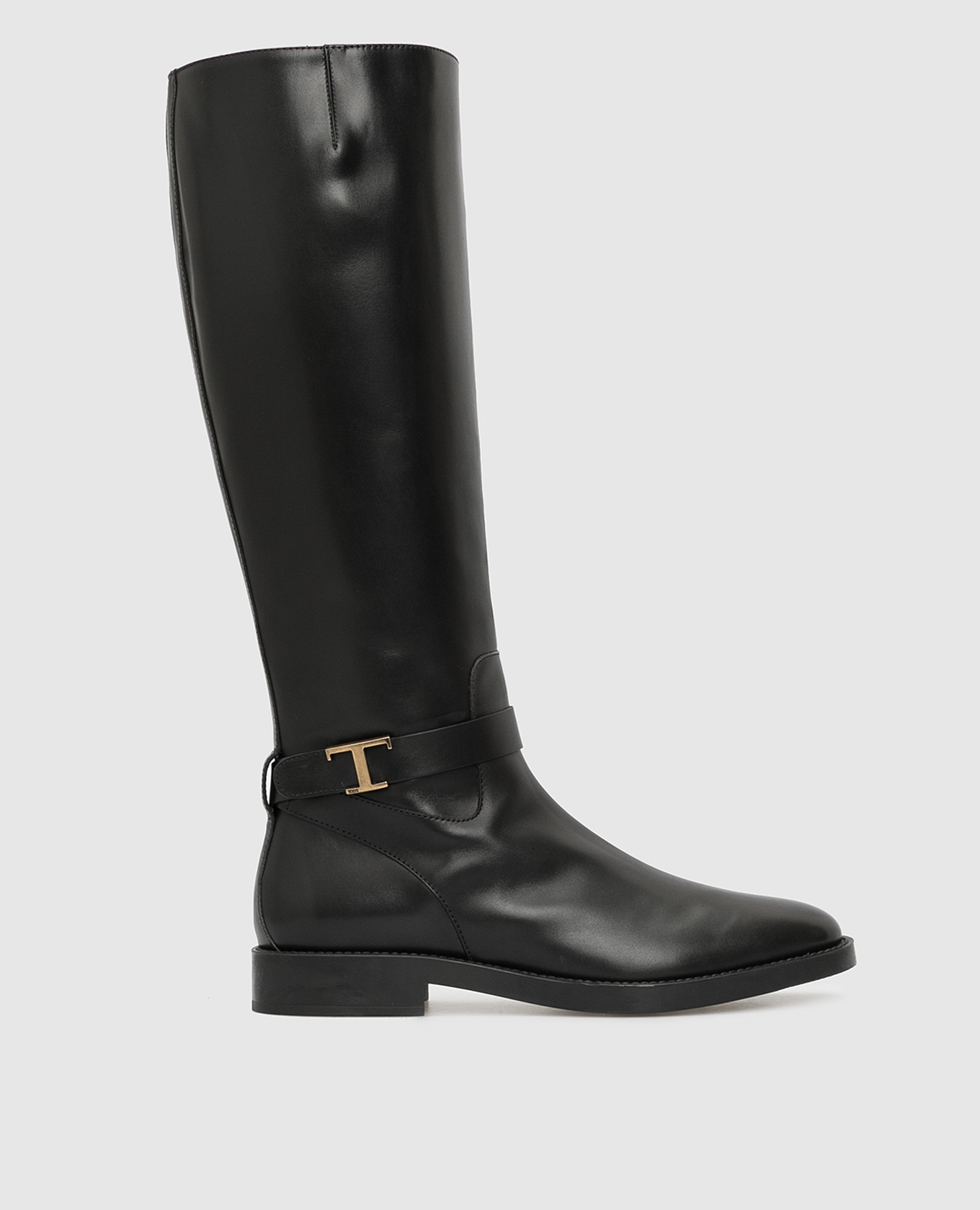 

Черные кожаные сапоги Tods, Черный, Сапоги
