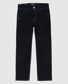 Stefano Ricci Дитячі джинси з монограмою YST72010401626