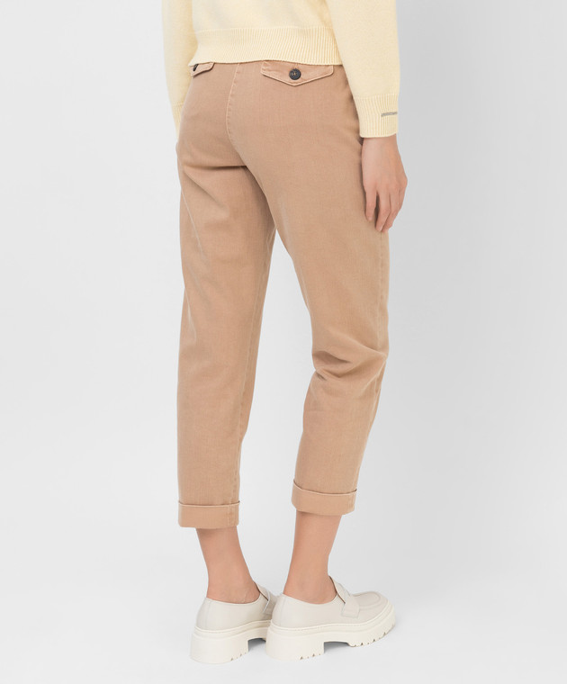 Peserico Beige banana jeans P04932T30A02499 image 4