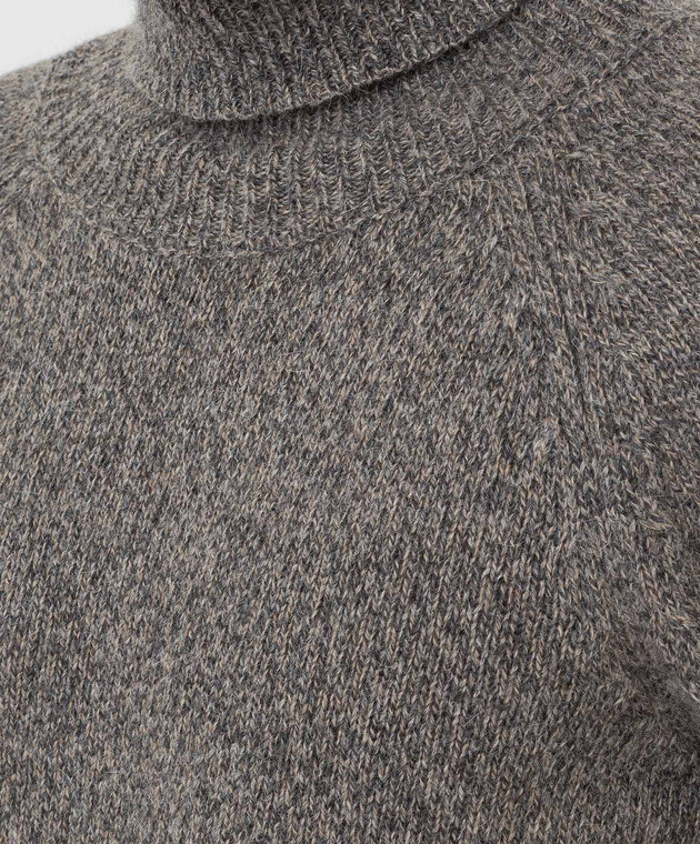 Peserico Серый свитер из альпаки R59046F0509129 изображение 5